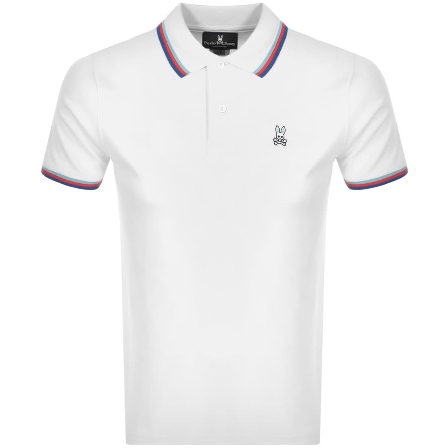 Alternative Image for ProductPsycho Bunny Bower Polo T Shirt White1